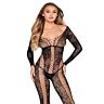 Bodystocking LEG AVENUE 89369 met lace-up effect