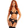 Lingerieset Leg Avenue Drie Stukken met Kant