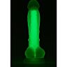 Dildo Glow Groen 17,5cm