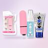 Set met bullet vibrator, glijmiddel en toyreiniger