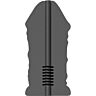 Masturbator ALL BLACK Daddy - Elegante en comfortabele grip