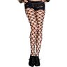 Visnetpanty Music Legs met dikke mazen en opake kruis