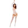 Bodystocking PASSION BS125 open crotch