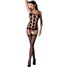 Bodystocking Passion BS067 zwart maat één maat