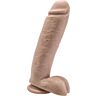 Dildo GET REAL 25,5 cm met testikels