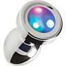 Anaalplug S Pleasures Metal IRIS met LED