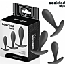 Plug Anale Set van 3 ADDICTED TOYS - Geleidelijk en comfortabel