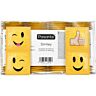 Pasante Smiley Preservatieven 144 stuks met 4 ontwerpen
