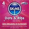 SKINS Dots & Ribs Condooms - Texturizado voor meer genot
