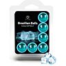SET 6 BRAZILIAANSE BALLEN SECRETPLAY met koud effect