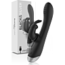 G-spot vibrator BLACK&SILVER Adam met rabbit-stimulator