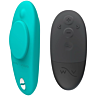 WE-VIBE Moxie+ draagbare slipvibrator met magneetclip aqua