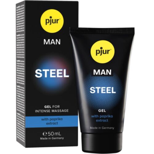 Massagegel PJUR MAN STEEL met paprika-extract