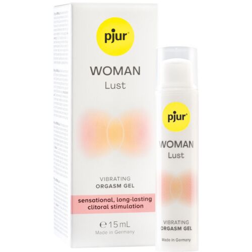 Gel Vibrator PJUR Woman Lust 15 ml met Tinteling Sensatie