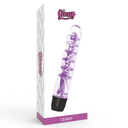 Vibrador GLOSSY Lenny met ergonomische vorm