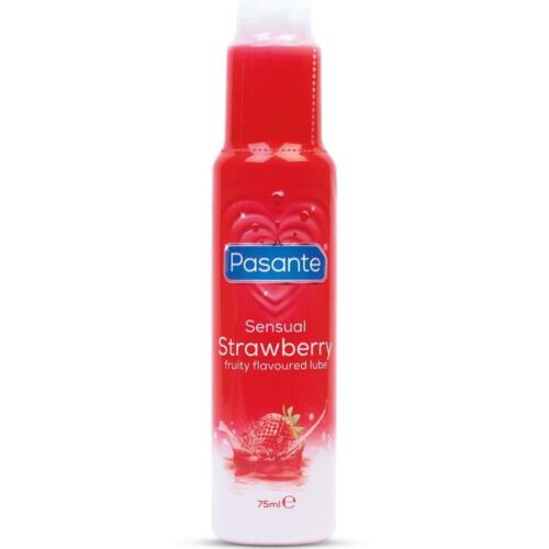 Glijmiddel Pasante Strawberry 75ml - Vegan Gel voor Gevoelige Huid