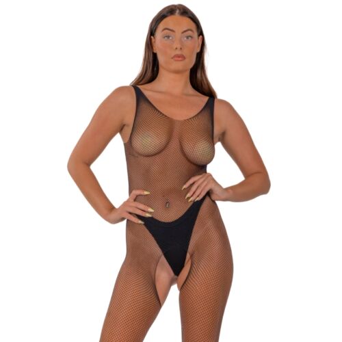 Bodystocking Lace Crotchless One Size