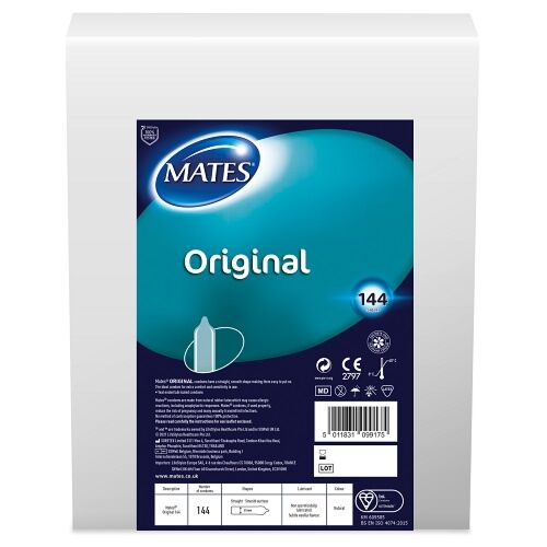 Condoom Mates Original BX144 met gladde textuur