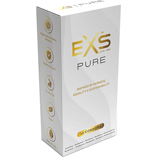 Preservativos Exs Pure 12's ultraslank voor huid-op-huid gevoel