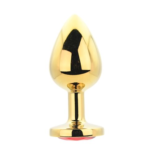 Buttplug Toosh Large Stone met juweelbasis Rojo