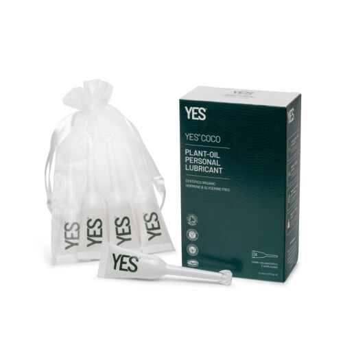 Glijmiddel YES Coco Oil-Based 6x5ml Verpakking