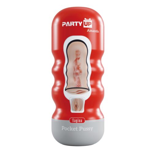 Masturbator PARTY UP Amanda met realistische vagina