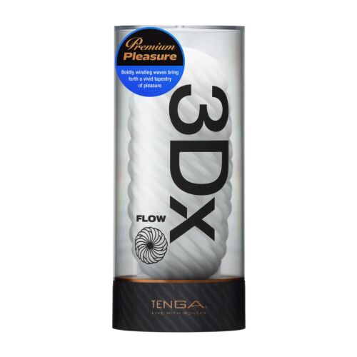 Masturbator Tenga 3DX Flow met Reversibel Ontwerp