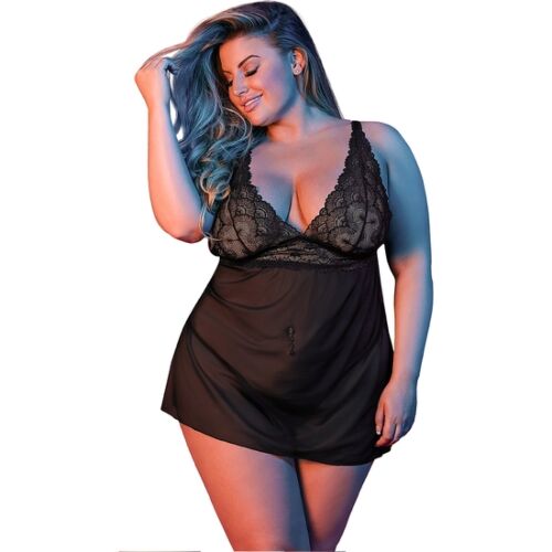 Lingerieset BABY DOLL & G-SET met comfortabele pasvorm