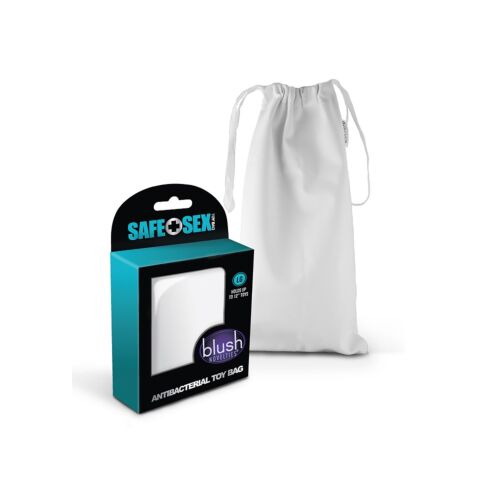 Speelgoedzak Blush Safe Sex Large met antibacteriële werking