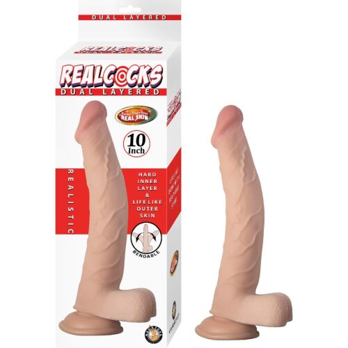 Dildo Nasstoys RealCocks Dual Layer 10 Inch