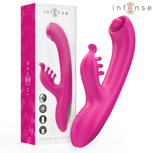 Vibrator Rabbit INTENSE Christina Multifunctioneel 22.5 cm
