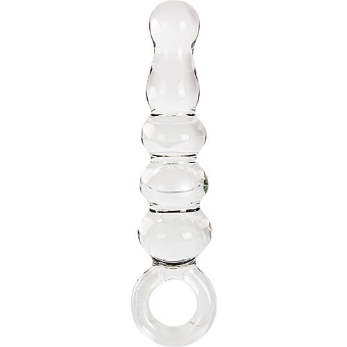 Dildo S Pleasures Crystal SOLARIS met bolletjesdesign