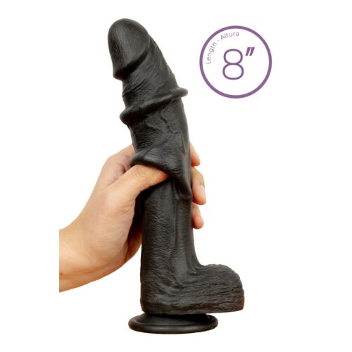 Dildo S Pleasures David 8" met zuignap en hyperrealistische anatomie