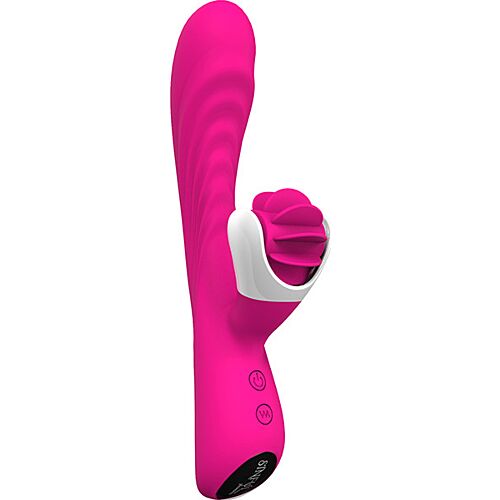 Vibrator S Pleasures Roar | Dubbele stimulatie met 10 tongen