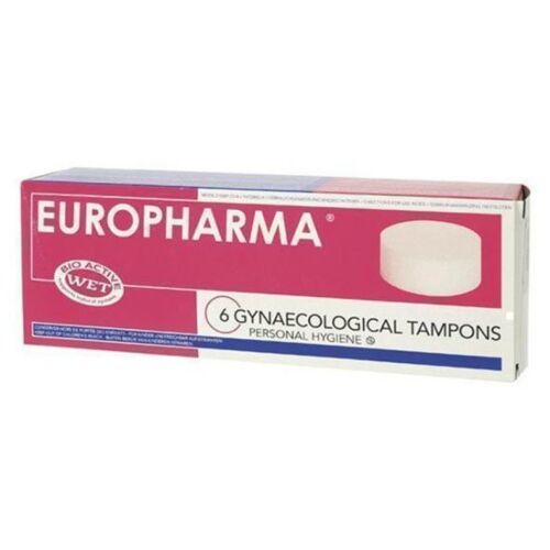 Tampons Europharma Action zonder touwtje voor discreet gebruik
