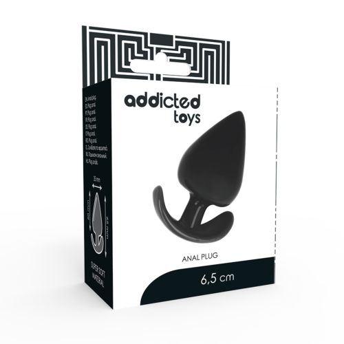 Anal Plug ADDICTED TOYS 6.5 CM met realistische textuur