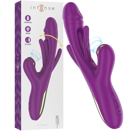 Zuigstimulator INTENSE Ateneo met oscillerende tong en 7 vibraties