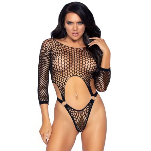 Bodysuit Leg Avenue Met O-ring Detail