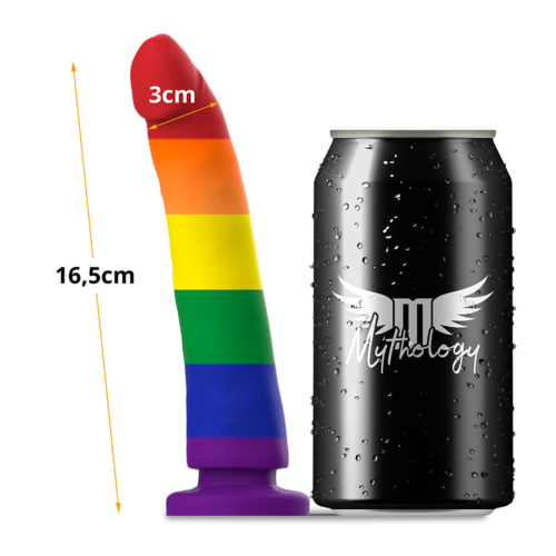 Dildo MYTHOLOGY Devon Pride M met sterke zuigbasis