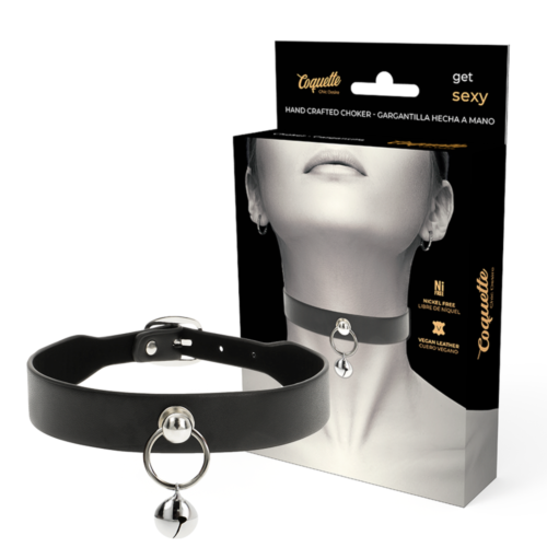 Bondage Accessoire Coquette Chic Desire Vegan Leren Halsband