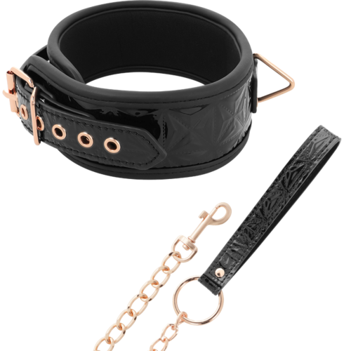Bondagehalsband BEGME Black Edition met neopreen voering