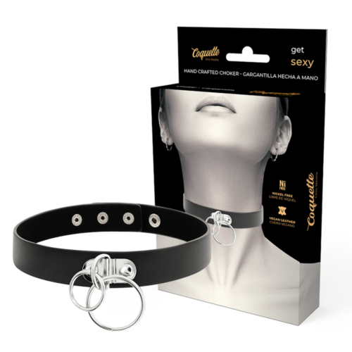 Choker Bondage Coquette Accessories - Dubbellaagse Ring