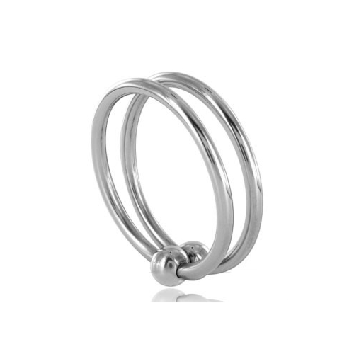 Anillas pene METAL HARD - Double Glans Ring 28MM