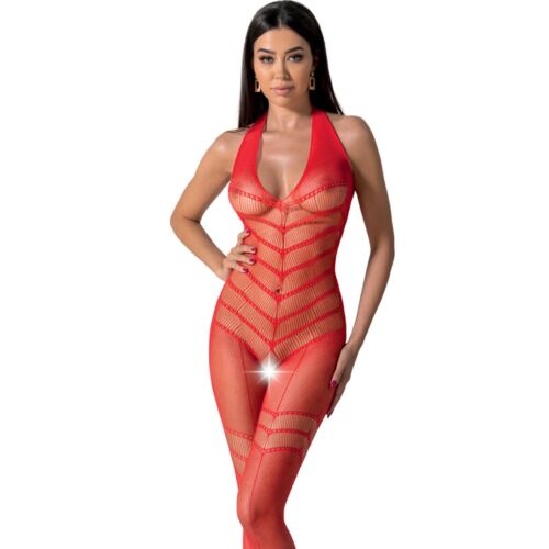 Bodystocking PASSION BS100 met sexy ontwerp