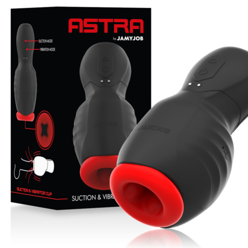 Masturbator JAMYJOB ASTRA met krachtige vibratie en zuiging
