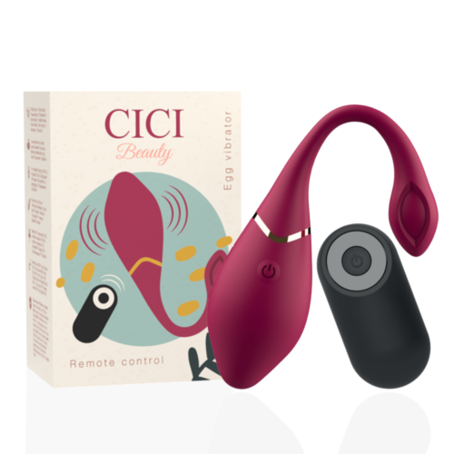 Ei Vibrator CICI BEAUTY Premium Silicone Met Afstandsbediening