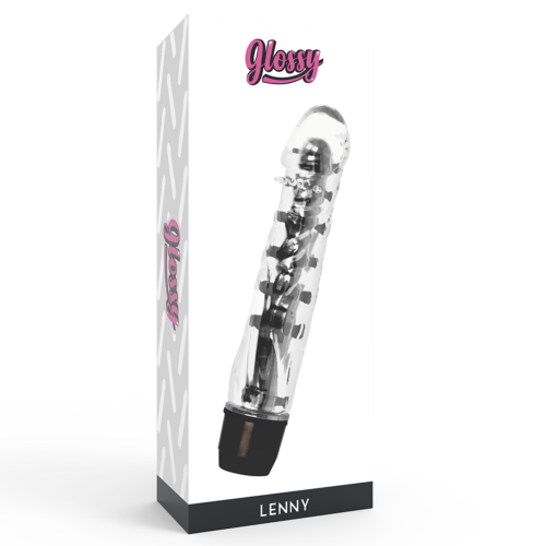 Vibrador GLOSSY LENNY met ergonomisch ontwerp