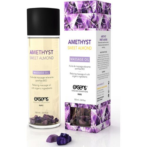 Exsens ontspannende massageolie met amethist 100 ml