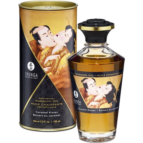 SHUNGA Karamel warmte-effect massageolie 100 ml