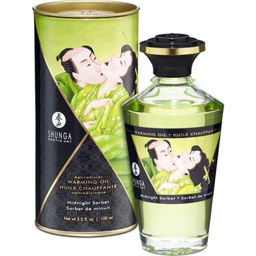 Shunga OILS Midnight Sorbet verwarmende massageolie